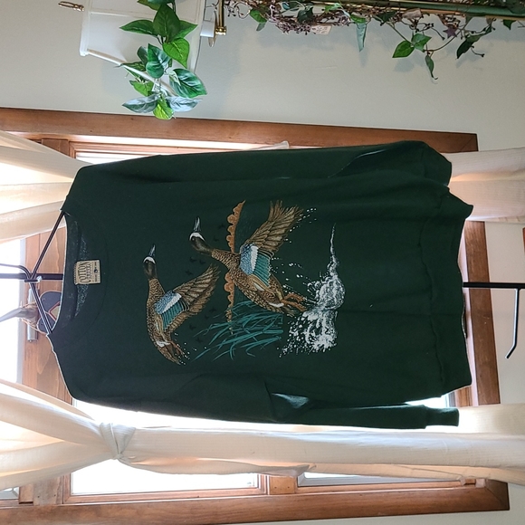 cotton grove Other - Vintage, Cotton Grove Designs,Made in USA, Duck,Green Crew Neck Large sweatshirt